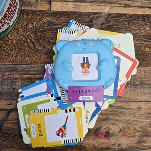 Talking Flash Cards For Kids 2-4 Pocket Speech Therapy Toys 60 cards